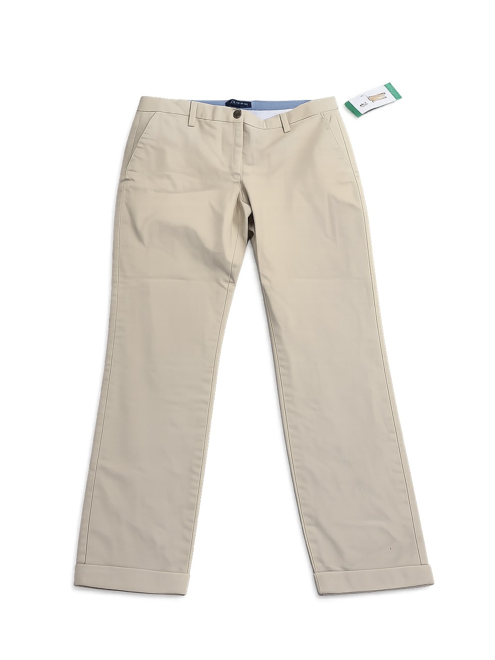 Nautica Women's Cropped Chino Pants in Beige